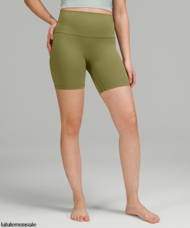 Lululemon Damen DELULU124 | Lululemon Deutschland Bronze Grün Ausrichten Hochhaus Kurz 6